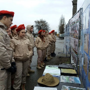 Центральная  районная  библиотека приняла участие в открытии памятника участникам боевых действий  в Афганистане