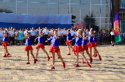 Утро в Тбилисском районе началось с торжественного гимна в честь Дня Государственного флага Российской Федерации
