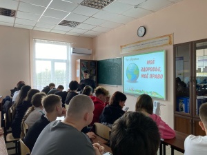 Для студентов проведен час здоровья