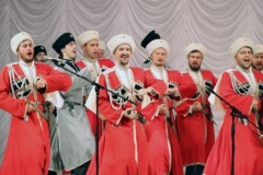 Кубанский казачий хор выступил в станице Тбилисской