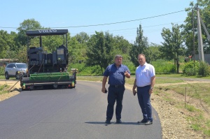 Глава района посетил строящиеся объекты в Ванновском сельском поселении