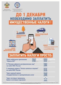 Имущественные налоги за 2024 год нужно оплатить до 1 декабря.