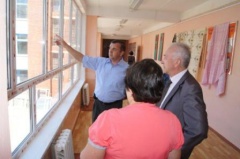 В школе №6 ст. Тбилисской заменили 80% окон