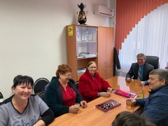 Предновогодняя встреча главы Нововладимировского сельского поселения  с председателями комитетов ТОС