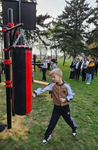 Новую спортивную площадку открыли в ст. Нововладимировской! 