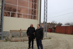 Евгений Ильин  проконтролировал ход работ по строительству  спорткомплекса