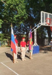 Патриотический поход «Юный гвардеец» проходит в Тбилисском районе