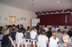 Глава Тбилисского района встретился с родителями школьников