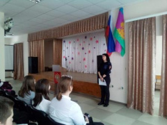 Старшеклассникам рассказывают о последствиях употребления наркотических средств