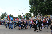 В Тбилисском районе с самого утра проходят праздничные мероприятия, посвященные Дню Победы. 
