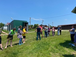 В Тбилисском районе полицейские и общественники организовали для учащихся коррекционной школы спортивные мероприятия