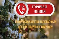 Горячая линия по вопросам качества и безопасности детских товаров, выборе новогодних подарков