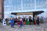 17 февраля 2018 года в Тбилисской на площади районного Дома культуры с размахом отметили Масленицу