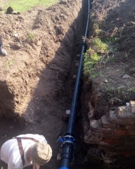 В Тбилисском районе заменили 1450 метров водопровода