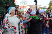 На площади районного Дома культуры состоялись уличные гуляния «С новым годом, Тбилисский район»