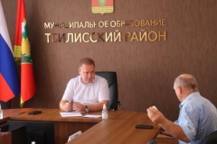 Глава Тбилисского района провел прием граждан