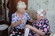 Поздравила с 97-летием труженицу тыла