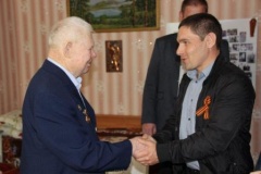 Состоялось поздравление участников акции "Лицо Победы"