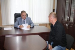 Глава Тбилисского района провел прием граждан