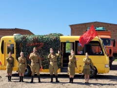 Агитбригады отправились по предприятиям Тбилисского района с творческими номерами