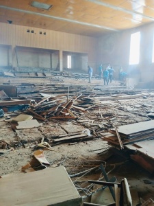 В Ловлинском сельском поселении начат капитальный ремонт Дома культуры!