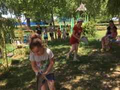 Заведующая клубом провела спортивно – игровые старты «Мы первые»