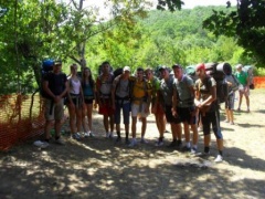 Юные тбилисцы посетили Дольменное городище