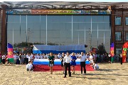 Утро в Тбилисском районе началось с торжественного гимна в честь Дня Государственного флага Российской Федерации