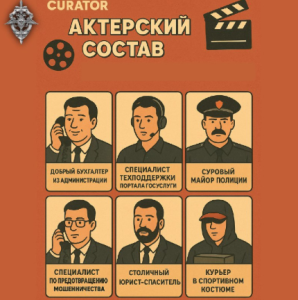 Актёрский состав одного телефонного звонка мошенников