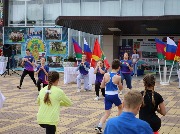 14 августа 2021 года на площади районного Дома культуры прошло мероприятие, посвященное Дню физкультурника