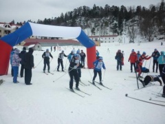 Тбилисцы приняли участие в «Лыжне Кубани-2016»