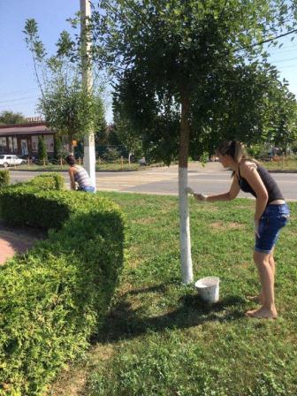 В Тбилисской провели субботник