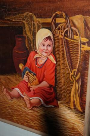 Ветеран ВОв Александр Иванович Милицин из Тбилисской пишет картины