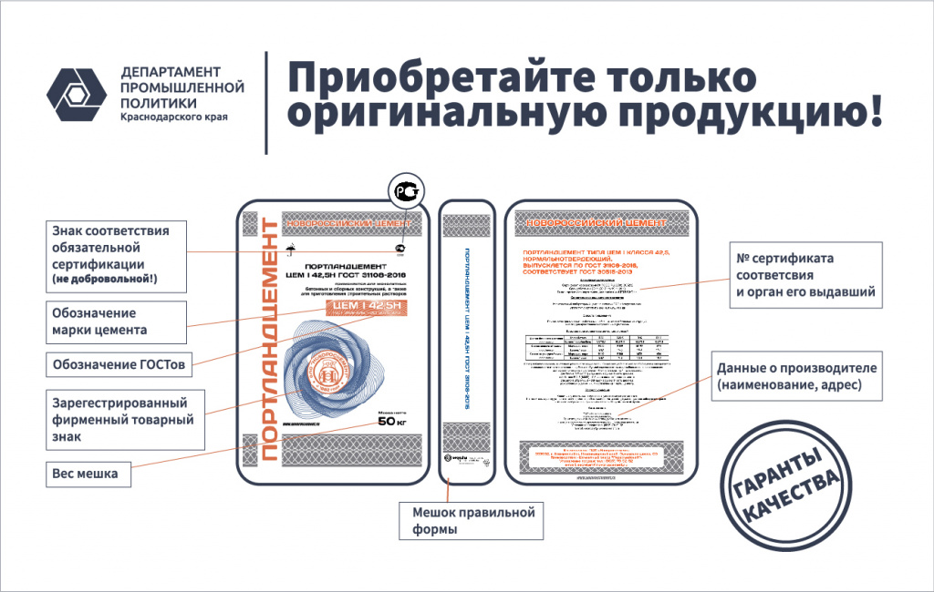 ПОДДЕЛЬНЫЙ ЦЕМЕНТ: ОПАСНО ДЛЯ ЗДОРОВЬЯ И БЮДЖЕТА КУБАНИ! 