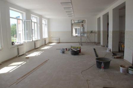 Ремонтные работы в социальных объектах продолжаются