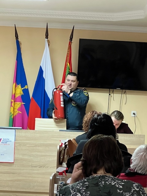 Проведены очные противопожарные инструктажи 