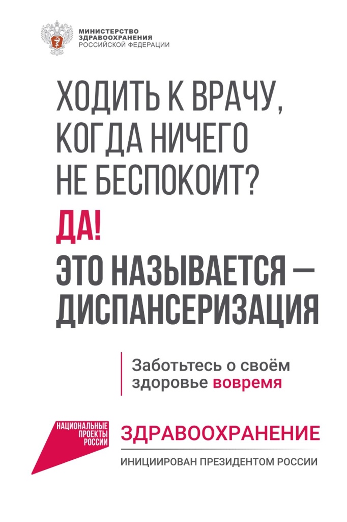 Национальный проект "Здравоохранение": Диспансеризация
