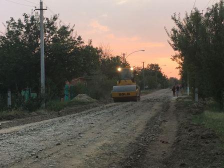 В Ванновском ремонтируют дорогу на улице Новой