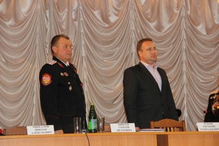 В Тбилисском районе избрали атаманов Тбилисского хуторского и районного казачьих обществ