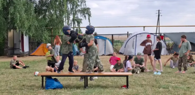 В Марьинском хуторском казачьем обществе завершилась смена казачьего летнего трудового лагеря для юных казачат