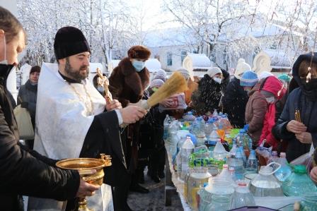 В Тбилисском районе отмечают Крещение Господне