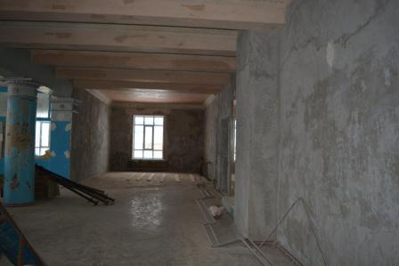 В Доме культуры хутора Северокубанского продолжаются ремонтные работы