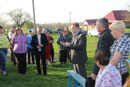 Евгений Ильин встретился с жителями Еремина и Геймановской