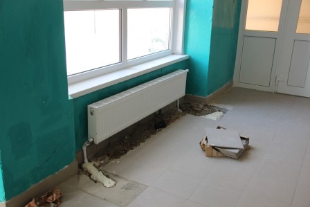 Ремонт в тбилисской школе № 6 продолжается