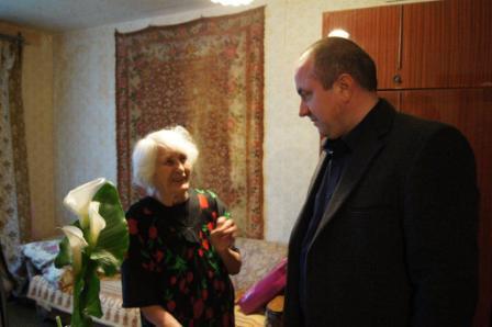Глава Тбилисского района поздравил участника ВОВ с 95-летием