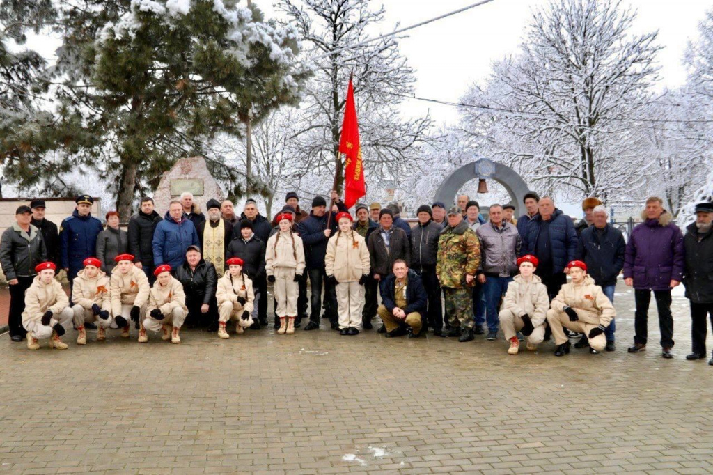 В Тбилисском районе отметили годовщину вывода войск из Афганистана