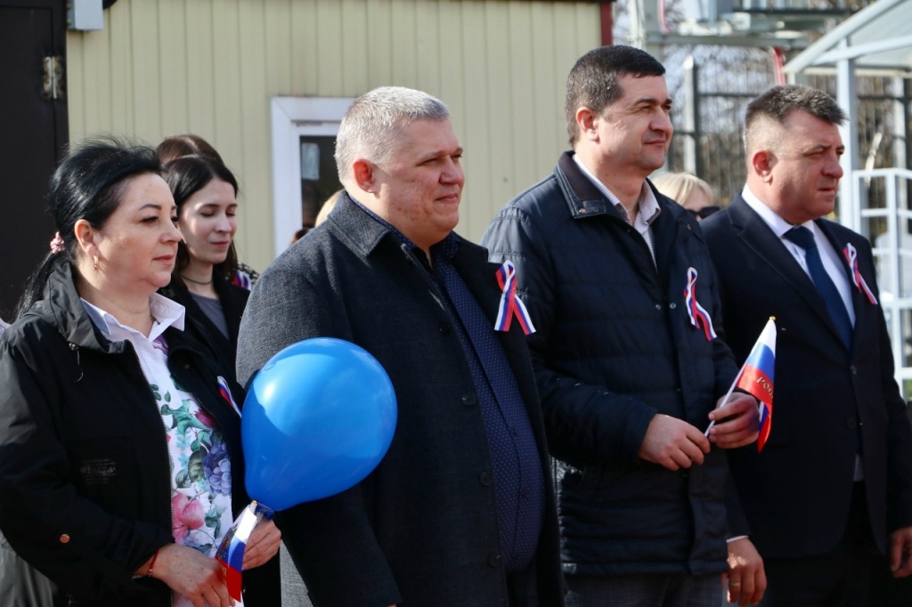 Тбилисский район отметил годовщину воссоединения Крыма и Севастополя с Россией