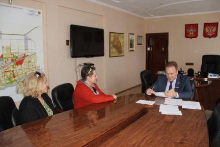 На приеме у главы района 