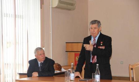 Тбилисский район посетил Герой Советского Союза