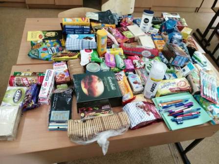 В шестой школе стартовала акция «Посылка солдату»